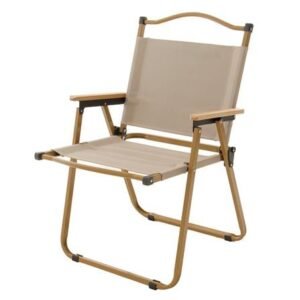 เก้าอี้พับตั้งแคมป์ SPRING WOOD GRAIN ไซซ์ M สีครีม
